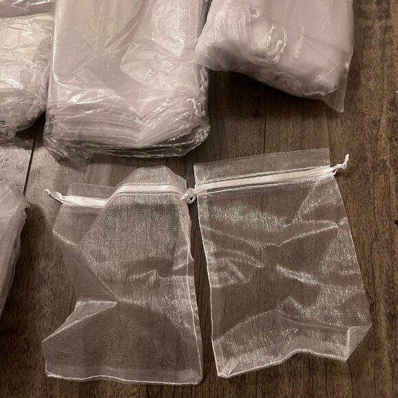 Organza Bags, Hemp Rope, Thank You Cards for Wedding Bridal Shower Gift - Picture 3 of 7